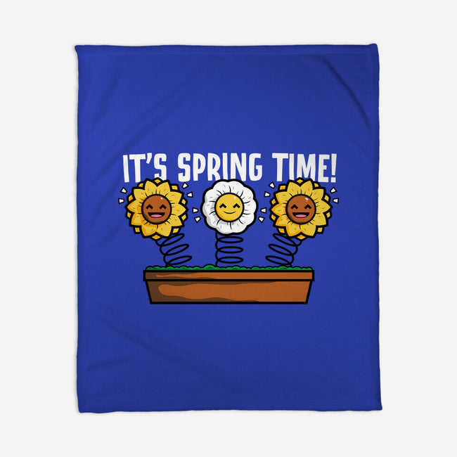 It's Spring Time-none fleece blanket-krisren28