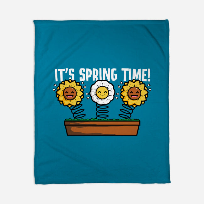 It's Spring Time-none fleece blanket-krisren28