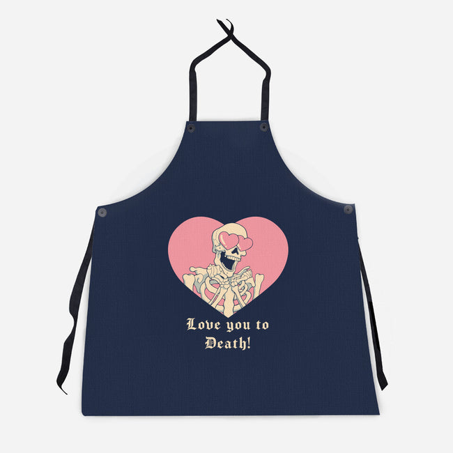 Love You To Death-unisex kitchen apron-vp021
