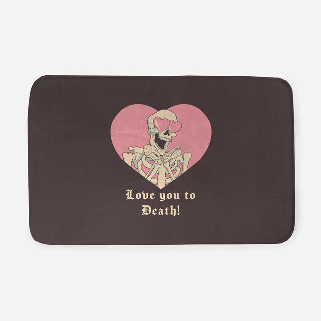 Love You To Death-none memory foam bath mat-vp021