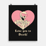 Love You To Death-none matte poster-vp021