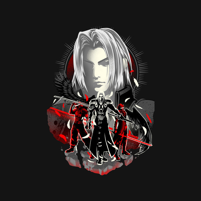 The Man In The Black Cape-none removable cover w insert throw pillow-hypertwenty