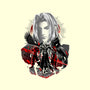 The Man In The Black Cape-none removable cover w insert throw pillow-hypertwenty