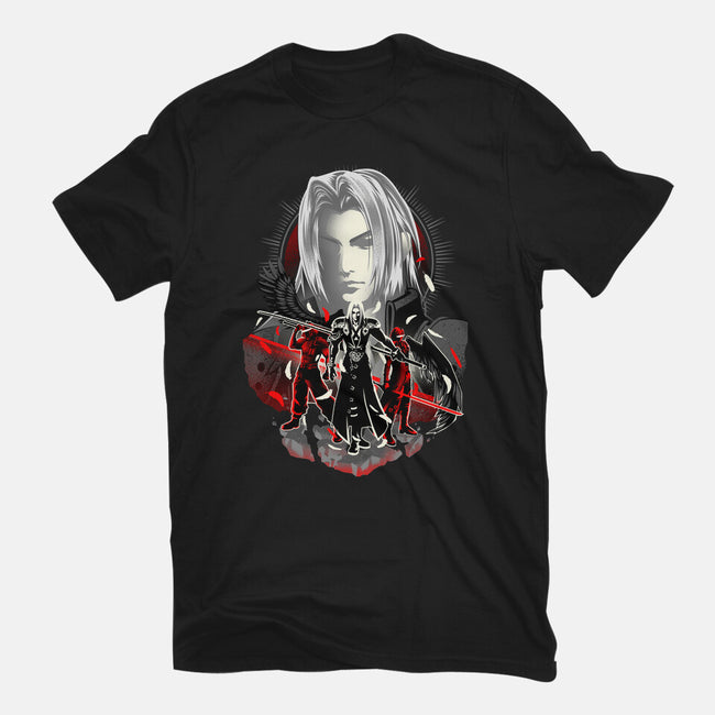The Man In The Black Cape-mens basic tee-hypertwenty