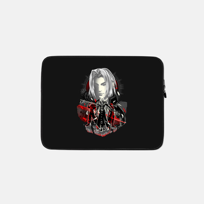 The Man In The Black Cape-none zippered laptop sleeve-hypertwenty