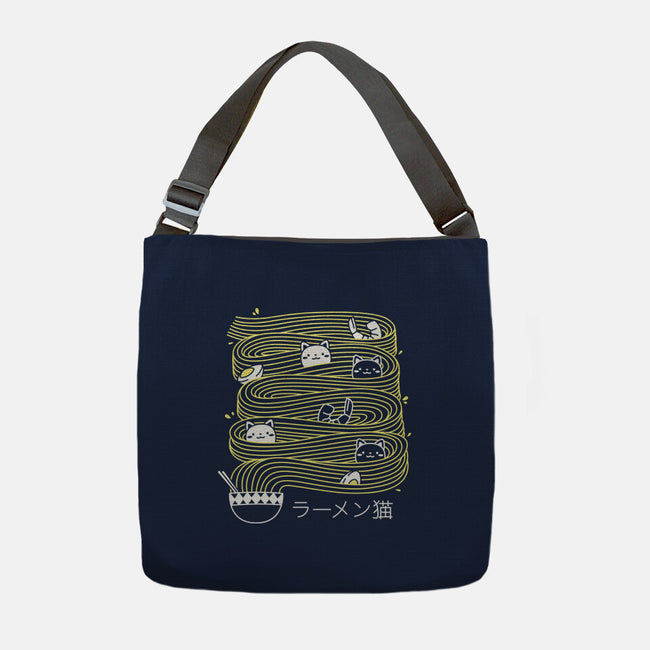 Ramen Lines Minimalist-none adjustable tote bag-tobefonseca