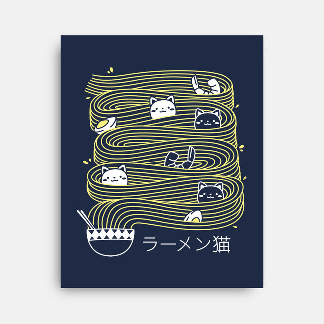 Ramen Lines Minimalist-none stretched canvas-tobefonseca