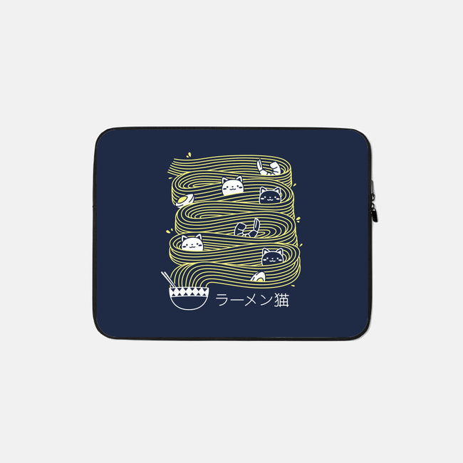 Ramen Lines Minimalist-none zippered laptop sleeve-tobefonseca