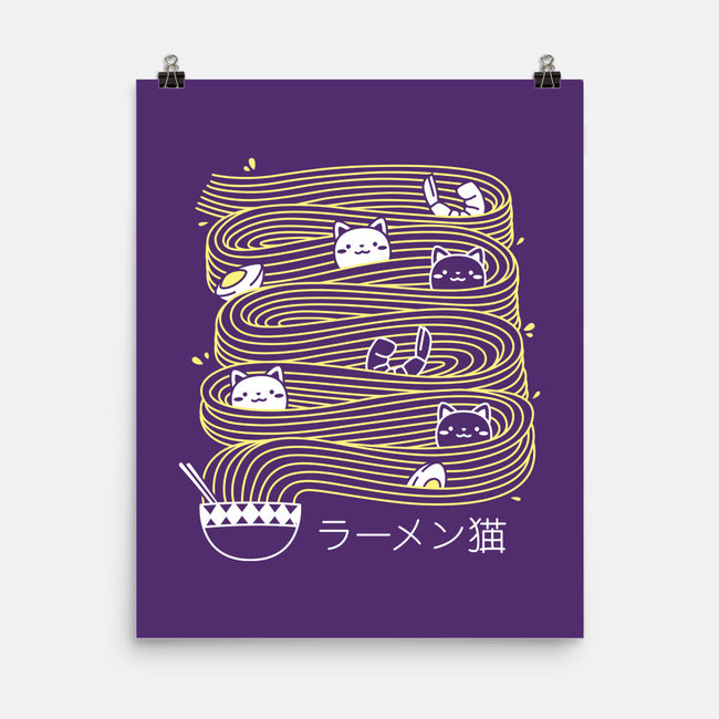 Ramen Lines Minimalist-none matte poster-tobefonseca