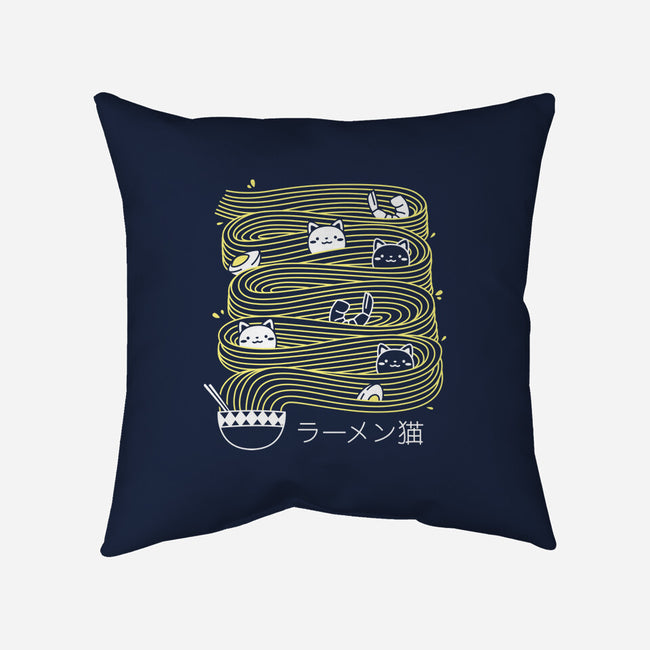 Ramen Lines Minimalist-none removable cover w insert throw pillow-tobefonseca