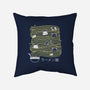 Ramen Lines Minimalist-none removable cover w insert throw pillow-tobefonseca