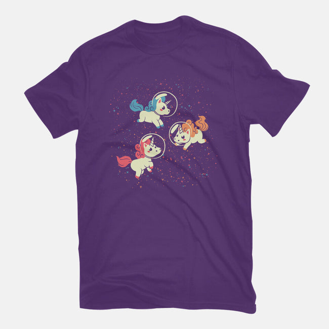 Space Unicorn-womens basic tee-tobefonseca