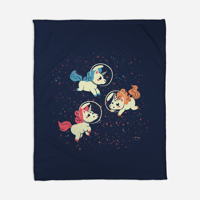 Space Unicorn-none fleece blanket-tobefonseca