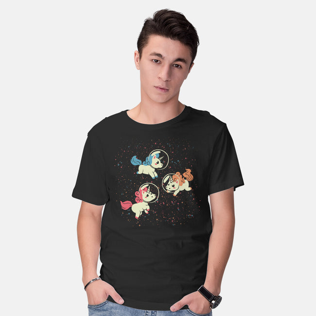 Space Unicorn-mens basic tee-tobefonseca
