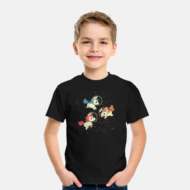 Space Unicorn-youth basic tee-tobefonseca