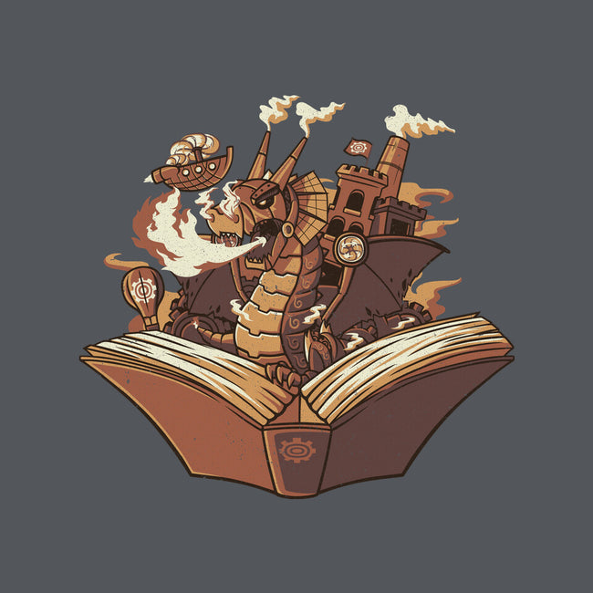Steampunk Dragon-none removable cover w insert throw pillow-tobefonseca