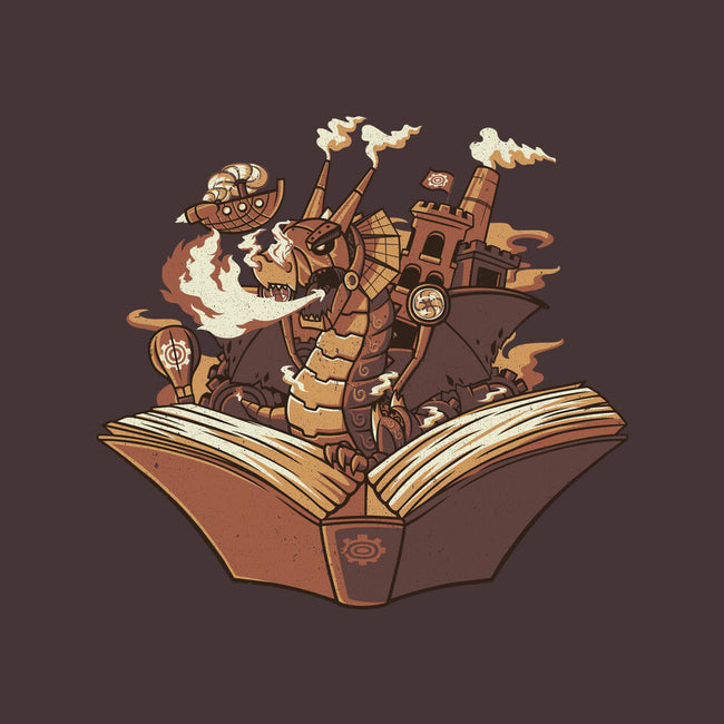 Steampunk Dragon-none removable cover w insert throw pillow-tobefonseca