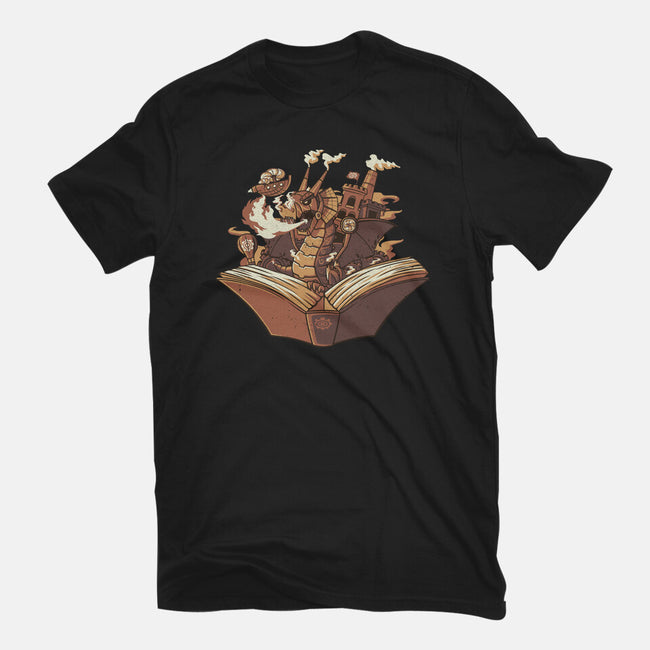 Steampunk Dragon-unisex basic tee-tobefonseca
