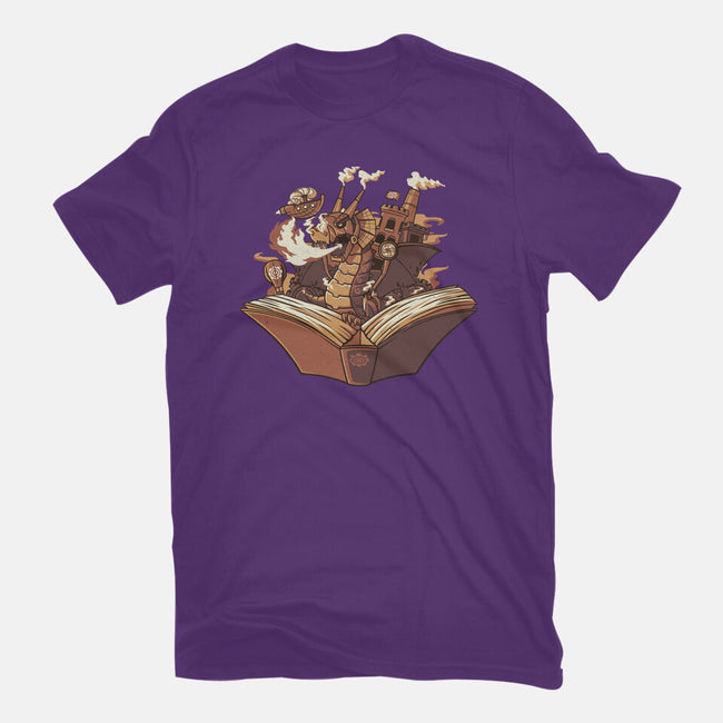 Steampunk Dragon-youth basic tee-tobefonseca