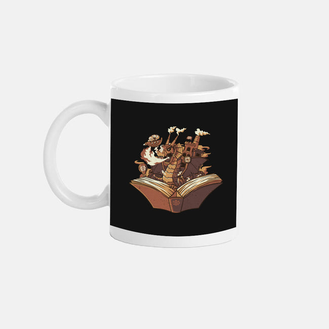 Steampunk Dragon-none mug drinkware-tobefonseca