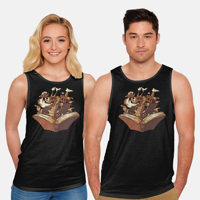 Steampunk Dragon-unisex basic tank-tobefonseca