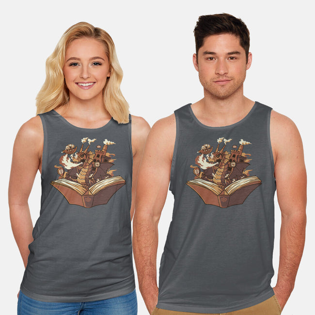 Steampunk Dragon-unisex basic tank-tobefonseca