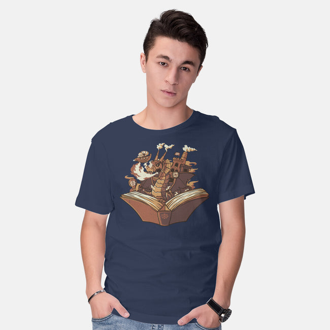 Steampunk Dragon-mens basic tee-tobefonseca