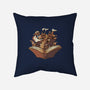 Steampunk Dragon-none removable cover w insert throw pillow-tobefonseca