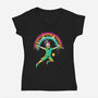 No Adulting-womens v-neck tee-tobefonseca