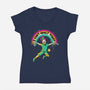 No Adulting-womens v-neck tee-tobefonseca