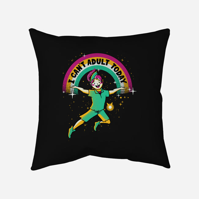 No Adulting-none removable cover w insert throw pillow-tobefonseca