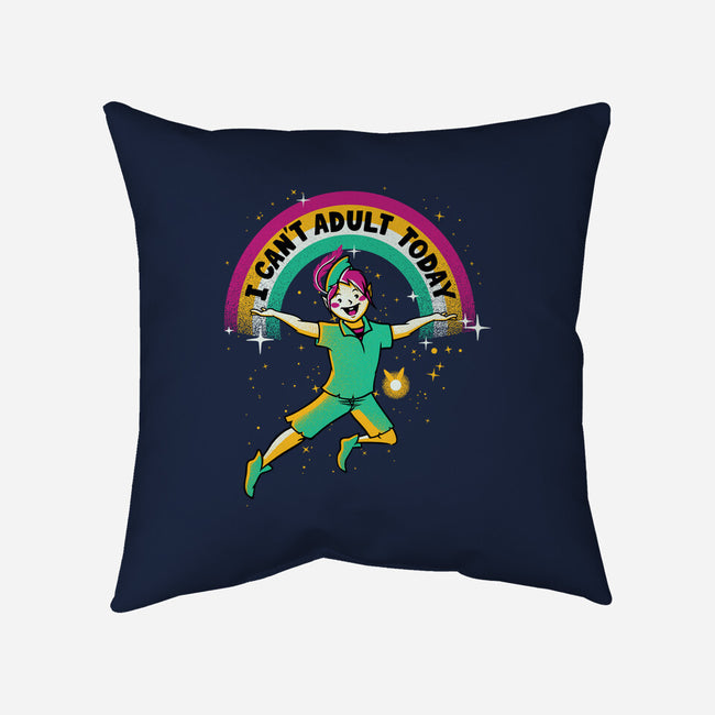 No Adulting-none removable cover w insert throw pillow-tobefonseca