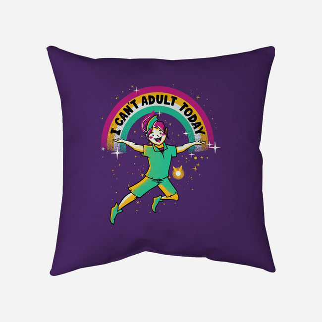 No Adulting-none removable cover w insert throw pillow-tobefonseca