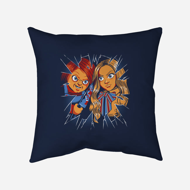 Fighting Doll-none removable cover throw pillow-estudiofitas