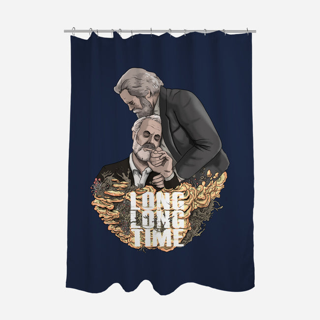 Long Time-none polyester shower curtain-MarianoSan