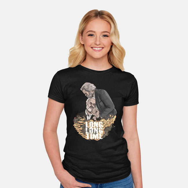 Long Time-womens fitted tee-MarianoSan