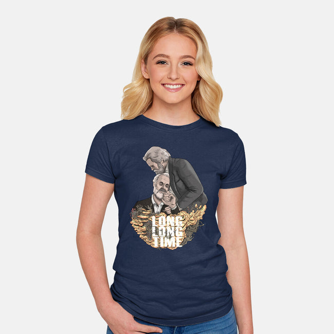 Long Time-womens fitted tee-MarianoSan