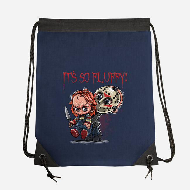 Slash Fluffy-none drawstring bag-zascanauta