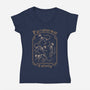 Purranormal Activity-womens v-neck tee-Thiago Correa