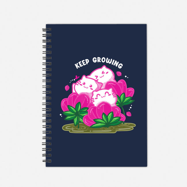 Keep Growing-none dot grid notebook-bloomgrace28