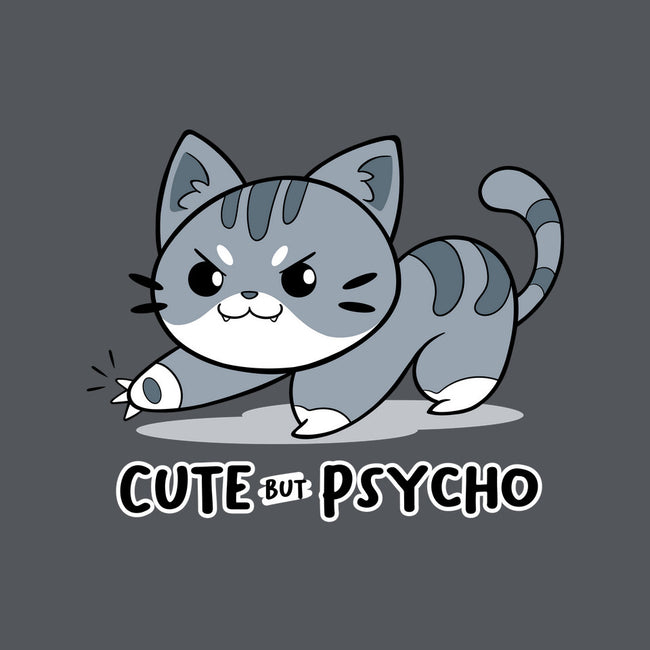 Cute But Psycho Cat-none removable cover w insert throw pillow-Ca Mask
