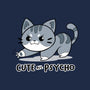 Cute But Psycho Cat-none removable cover w insert throw pillow-Ca Mask