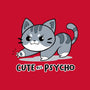 Cute But Psycho Cat-mens basic tee-Ca Mask
