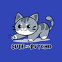 Cute But Psycho Cat-none removable cover w insert throw pillow-Ca Mask