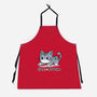 Cute But Psycho Cat-unisex kitchen apron-Ca Mask