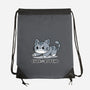 Cute But Psycho Cat-none drawstring bag-Ca Mask