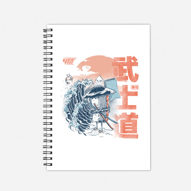 Samurai Sushi-none dot grid notebook-IKILO