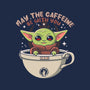 May The Caffeine Be With You-baby basic tee-erion_designs