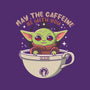 May The Caffeine Be With You-mens basic tee-erion_designs