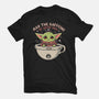 May The Caffeine Be With You-mens basic tee-erion_designs